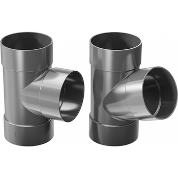 Gutta Aqua Plastové napojenie do zvodu 63 mm 67.5° antracit