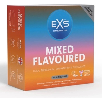 EXS Condoms 48 бр. Ароматни презервативи EXS Mixed Flavoured