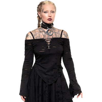 KILLSTAR Дамска тениска (топ) с дълъг ръкав KILLSTAR - Dust Devil - Black - KSRA003509