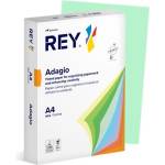 REY Копирна хартия, цветна, A4, 80 g, REY "Adagio", пастелно зелена RYADA080X500/556 GREEN (RYADA080X500/556 GREEN)