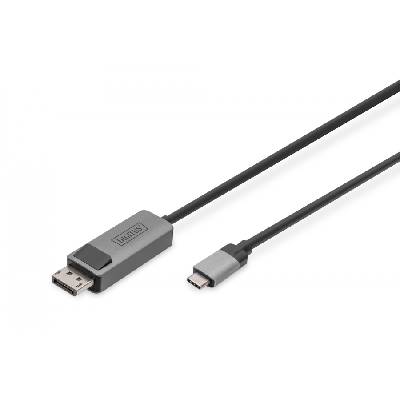 DB-300334-010-S адаптер за видео кабел 1 м UBS тип C DisplayPort Черен (DB-300334-010-S)