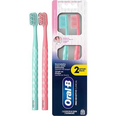 Oral-B Zubní kartáček Pro Sensitive Clinical Ultra soft 2 ks