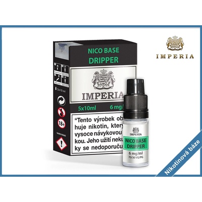 Imperia Bios´ s.r.o. Nico Base Dripper PG30/VG70 6mg 5x10ml