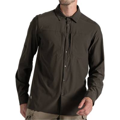 Craghoppers Мъжка риза с копчета Craghoppers Nosilife Pro Langarm Hemd V Shirt - Woodland Green (033-2218-0212)