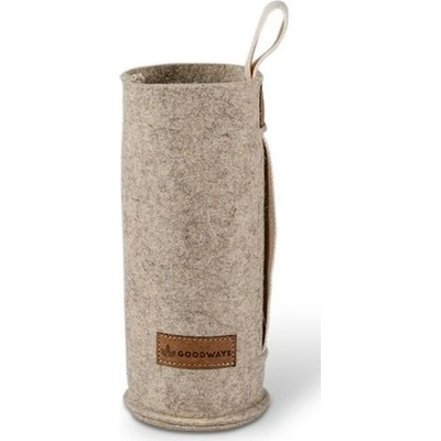 Sklenená fľaša so sitkom a bambusovým viečkom 7 x 23cm / 650ml Goodways