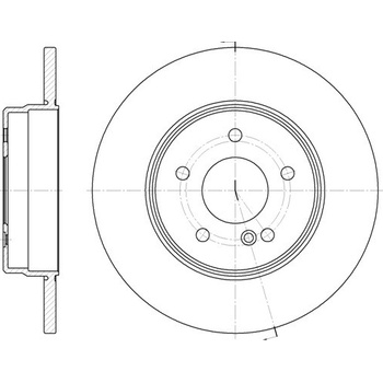 Brzdový kotúč REMSA 6801.00