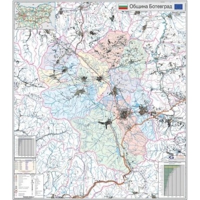 Mapmedia Карта на община Ботевград
