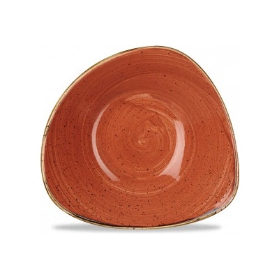 Churchill 1795 Stonecast Spiced Orange 18,5 cm miska ve tvaru trojúhelníku