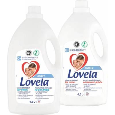 Lovela Dětský tekutý prací prostředek na bílé a barevné prádlo 2 x 4,5 l