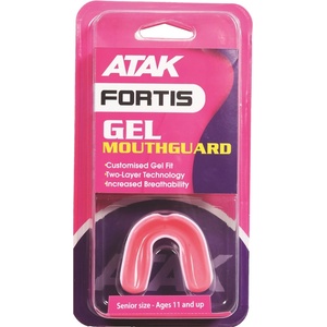 ATAK Sports Fortis Gel Mouthguard Senior - Pink/White