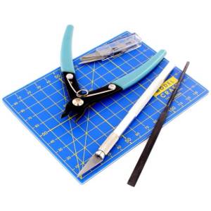 Shesto Инструменти Modelcraft за пластмасови модели (комплект от 9 части)