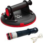 SHIJING Вакуум вендуза shijing p612 с акумулаторна помпа p617, 203 мм, до 110 кг (uni-09658)