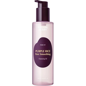 EQQUALBERRY Purple Rice Pore Smoothing Cleansing Oil - Почистващо масло за лице с лилав ориз 200мл