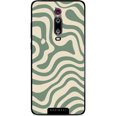 Mobiwear Glossy - Xiaomi Mi 9T Pro - GA57G Zelené a béžové zkrouceniny