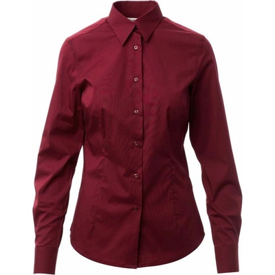 PAYPER FLORENTIA LADY S00257-P051 / Дамска риза slim fit - бордо 42 (S00257P0510400042)