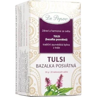 Dr.Popov Tulsi Bazalka posvátná 20 x 1,5 g