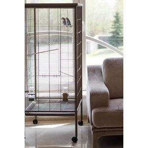 INTER-ZOO Pet Products Клетка за птици Big Bird Cage Glamour - 60 x 60 x 151, 5 cm