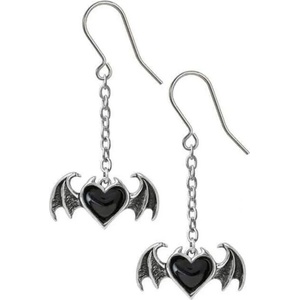 Alchemy gothic Обици ALCHEMY GOTHIC - Black Soul - Pewter - E443