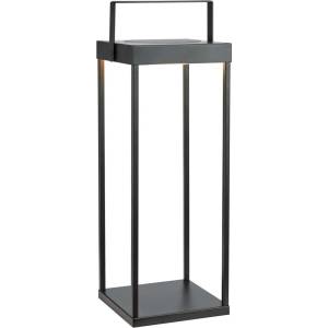 Markslöjd Черен екстериорен LED фенер със соларен панел с USB (височина 53 cm) Pure - Markslöjd (108881)