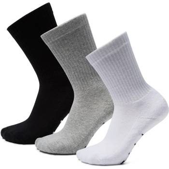 Timberland Мъжки чорапи Timberland Timberland 3 Pack of Crew Socks Mens - Blk/Wht/Grey