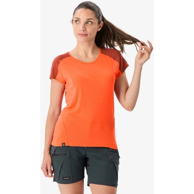 SIMOND Dámske trekingové tričko Merino Resist krátky rukáv oranžové