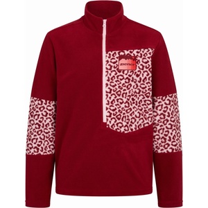 Ziener Детски поларен пуловер Ziener Kid's Jamino-Z Fleece jumper - Red Leo - размер 104 (EU) (704-6255-0311)