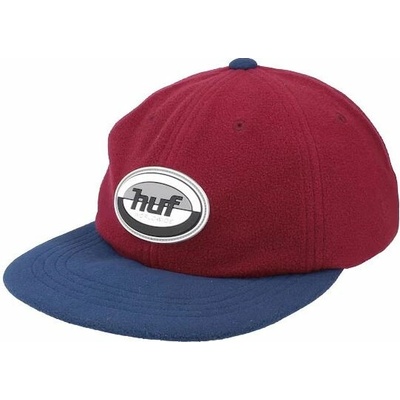 HUF AVALANCHE POLAR FLEECE vínová