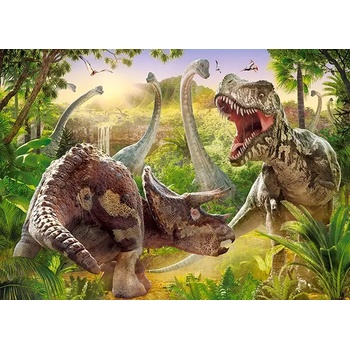 Castorland - Puzzle Dinosaur battle - 180 piese