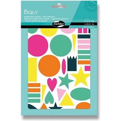 Maildor Samolepky Baby Velké geometrické tvary