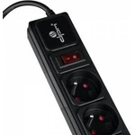 DPMSolid Surge protection looler 5-socket with/u 5m black FMP6150