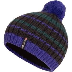 Trollkids Детска зимна шапка (beanie) Trollkids Kid's Hafjell Bobble Cap Beanie - Blue Purple / Black / Midnight Petrol - размер 48-52 cm (204-8386-1611)