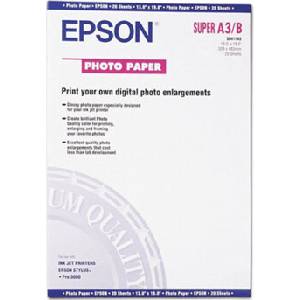 Epson Фотохартия Epson S041143 Glossy Photo Paper A3 (13" x 19") - 20 листа (S041143)