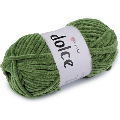 Stoklasa Pletací žinylková příze Dolce 100 g Balení: 1 ks, Varianta: 41 (797) zelená trávová 41 (797) zelená trávová