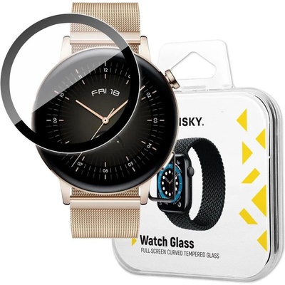 Wozinsky Хибриден скрийн протектор от закалено стъкло Wozinsky за Huawei Watch GT 3 42mm, черен (KXG0035669)