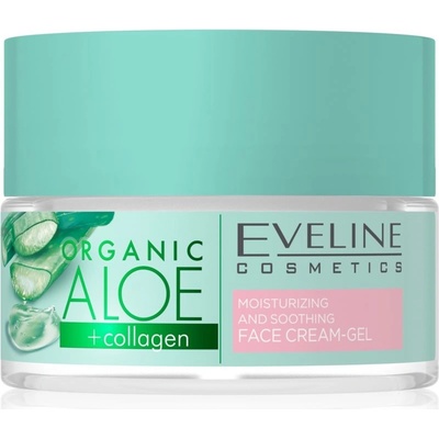 Eveline Cosmetics Organic Aloe hydratační gel-krém 50 ml