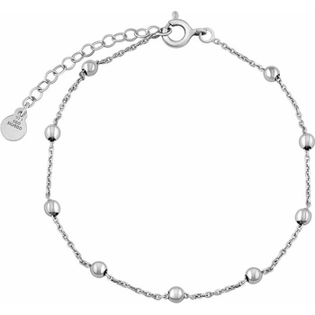 Silvego Strieborný náramok Vanda so striebornými guličkami ZT180398B