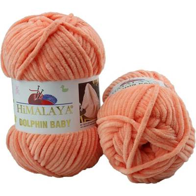 Himalaya příze Dolphin Baby 80355 lososově oranžová
