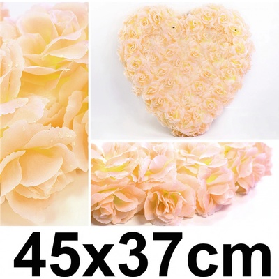 Svatební dekorace na auto SRDCE 45 x 37 cm (1ks/bal)