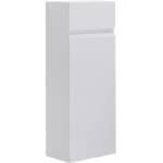 InterCeramic Pvc Колона за баня icp 4024-2 - бяла стенна колона с врата и горно чекмедже, асемблирана (icp 4024-2)