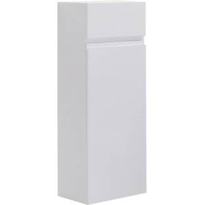 InterCeramic Pvc Колона за баня icp 4024-2 - бяла стенна колона с врата и горно чекмедже, асемблирана (icp 4024-2)