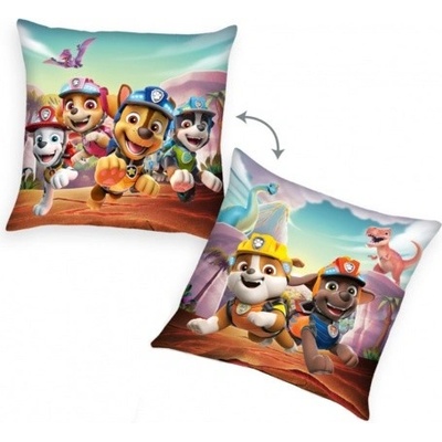 Herding Obojstranný vankúš Paw Patrol Dino Rescue 40x40