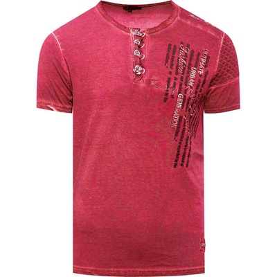 Rusty Neal tričko pánské 6784 regular fit bordó
