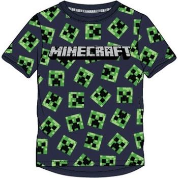 Minecraft Gaya Entertainment Creeper hlavy tričko Šedá