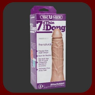 DOC JOHNSON Ultra realistické přirozené dildo kompatibilní se systémem Vac-U-Lock 17 x 4 cm