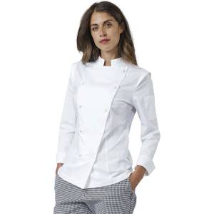 Siggi Group Дамска готварска куртка с еластична материя и прилепнала кройка (28ga0249/00-0757)
