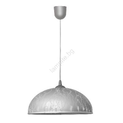 Висящ полилей CIRCLE 1xE27/15W/230V сив (HE1006)