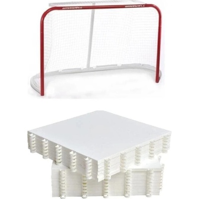 WINNWELL Quik Net 72 bránka + Hockey Revolution Hockey Tiles dosky 8 ks