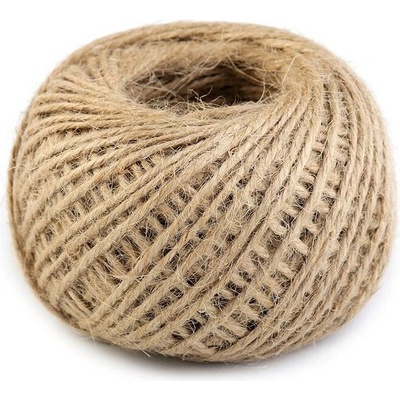 Jutový provázek Ø2 mm Varianta: 2 (35m, 45g) režná přírodní, Balení: 1 ks