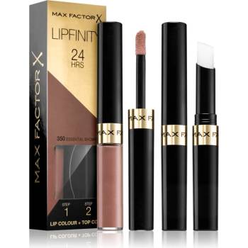 MAX Factor Lipfinity Lip Colour дълготрайно червило с балсам цвят 350 Essential Brown 4, 2 гр