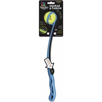 Spunky Pup pískajúce hádzadlo loptičiek 47 cm